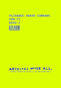 a yellow background with the words filipino skate company